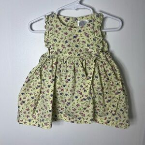 FLORAL 100% cotton 6-9 months dress
